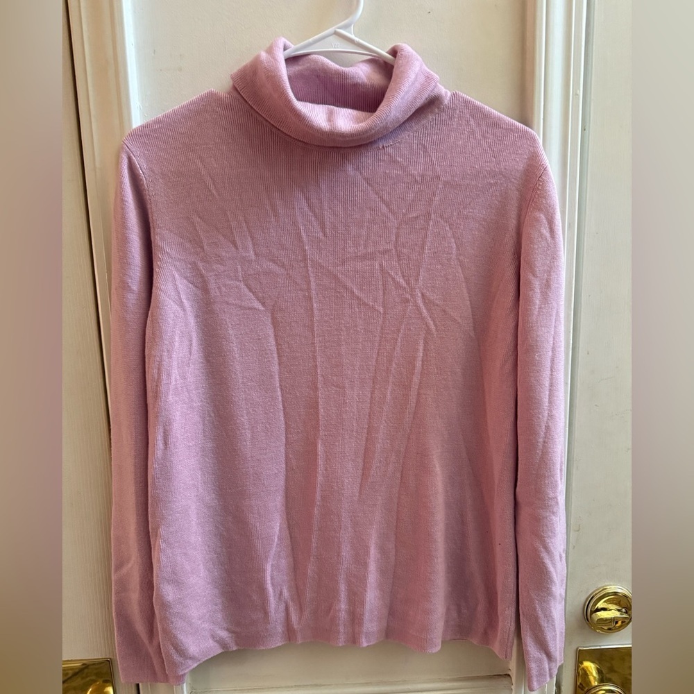 Ann Taylor Loft Cashmere & Wool Blend Turtleneck Sweater